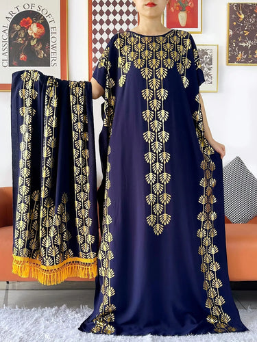 Djellaba Maroc Bleu